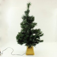 Small Fiber Optic Color Changing Christmas Tree 31 Inch Tabletop