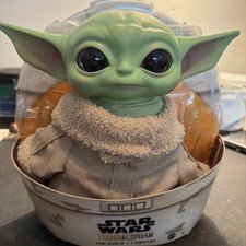 Star Wars The Mandalorian The Child Baby Yoda 11" Plush Toy Mattel Disney New