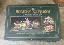 Tested Vtg The HOLIDAY EXPRESS Animated Christmas Train Set New Bright 1996