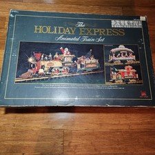 The Holiday Express Animated Train Set No. 380 New Bright Christmas Gifts READ!!