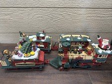The Holiday Express Animated Train Set Only No. 380 New Bright Christmas EUC