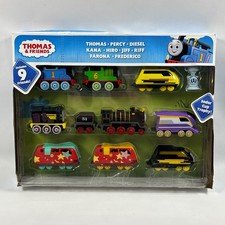 Thomas & Friends Sodor Cup Racers 9 Train Set Thomas Percy Diesel Hiro Kana Jiff