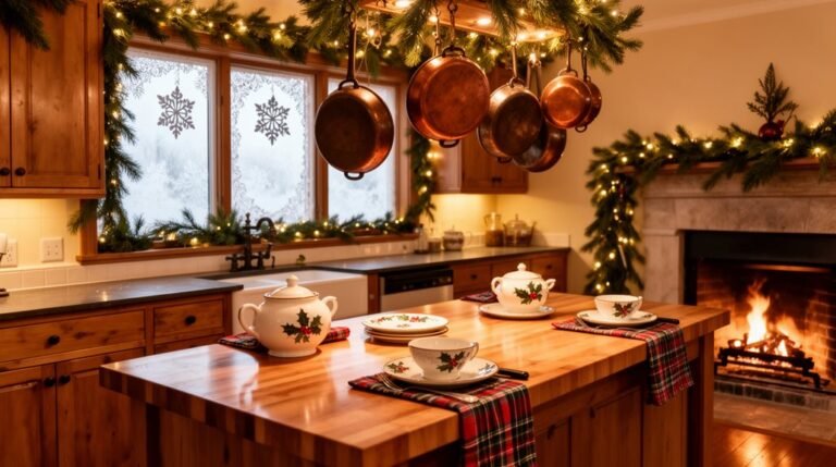 timeless holiday kitchen decor