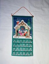 Vintage 1987 Avon Countdown to Christmas Advent Hanging Calendar Stain No Mouse