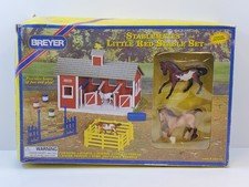 Vintage Breyer Stablemates Little Red Stable Horse Barn Set 59197 1:32 Scale NIB