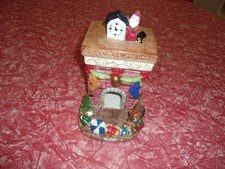 Vintage Christmas Cookie Jar Chimney presents