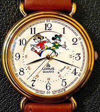 Vintage Lorus Seiko Mickey Mouse Watch | Mickey Through the Years Rotating Disc