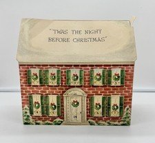 Vintage MCM Hallmark Brick House Advent Calendar “Twas Night Before Christmas”