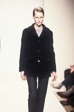 Vintage Prada Fall 1996 Black Wool Jacket Coat IT 42 Carolyn Bessette Kennedy