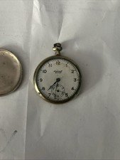 Vtg mechanical pocket watch Ingersoll Reliance Made In USA 20s Not Running