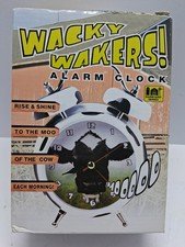 Wacky Wakers Cow Alarm Clock Moo’s New in Box Fun Wacky Animal Clock